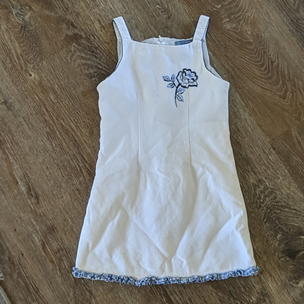 White children's place dress